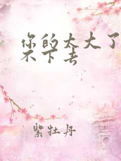 你的太大了我吃不下去