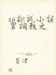 sp训诫小说男男调教文