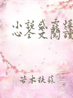 小说盛霆烨初之心全文阅读无弹窗