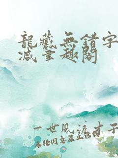 龙藏无错字无删减笔趣阁