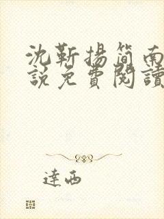 沈靳扬简南栀小说免费阅读最新章节