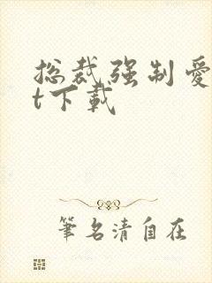 总裁强制爱txt下载