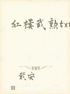 红楼武勋txt