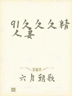 91久久久精品人妻