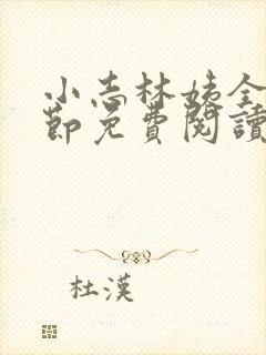 小志林姨全部章节免费阅读