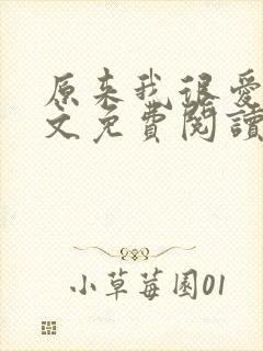 原来我很爱你全文免费阅读完结篇