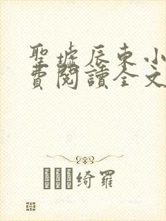 圣墟辰东小说免费阅读全文无删减