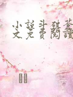 小说斗破苍穹全文免费阅读免费