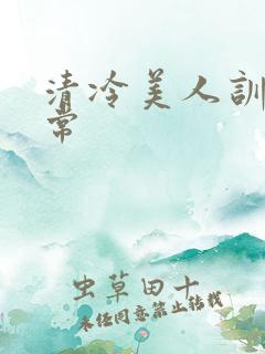 清冷美人训诫日常