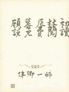 顾慕辰林初荔小说免费阅读最新章节