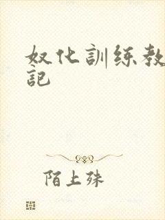 奴化训练教程日记