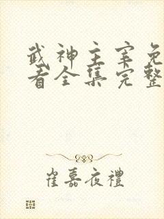 武神主宰免费观看全集完整版动漫