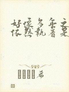 好像多年之后你依然执着是什么歌