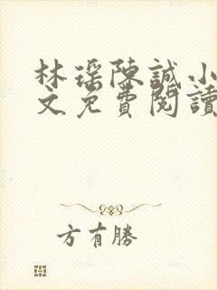 林瑶陈诚小说全文免费阅读最新章节