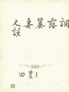 人妻暴露调教小说