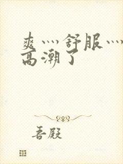 爽灬舒服灬快灬高潮了