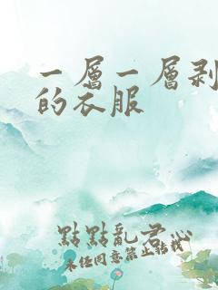 一层一层剥开你的衣服