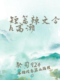 短篇辣文合集高h高潮