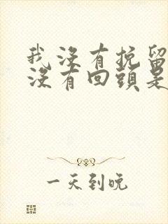 我没有挽留你也没有回头是哪首歌的歌词