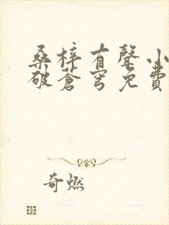 桑梓有声小说斗破苍穹免费听