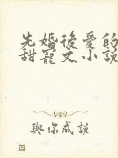 先婚后爱的古言甜宠文小说
