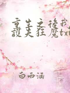 重生之后我成了护夫狂魔txt