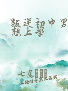 叛逆初中男孩不想上学