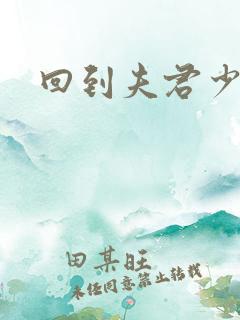 回到夫君少年时