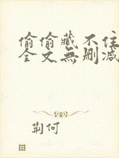 偷偷藏不住小说全文无删减免费阅读