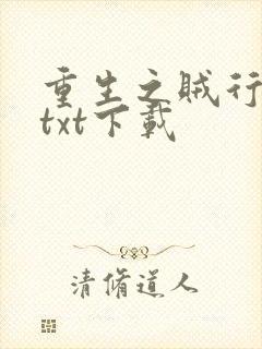 重生之贼行天下txt下载