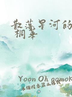 散落星河的记忆 桐华