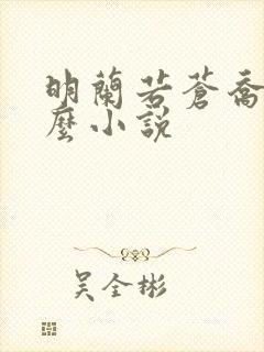 明兰若苍乔是什么小说