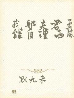 我那夫君柔弱不能自理 西风锦