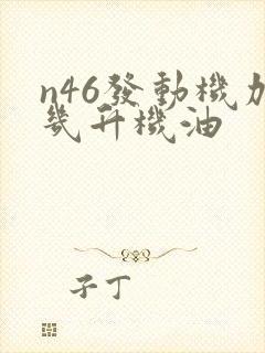 n46发动机加几升机油