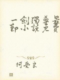 一剑独尊最新章节小说免费阅读