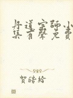 丹道宗师小说全集有声免费听