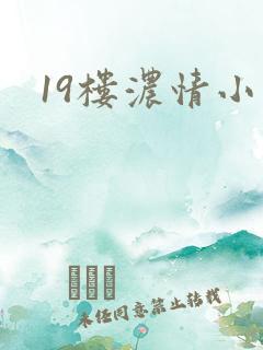 19楼浓情小说