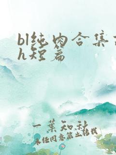 bl纯肉合集高h短篇