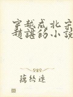 穿越成北宋太子赵谌的小说