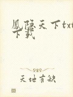 凤隐天下txt下载