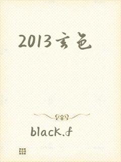 2013玄色