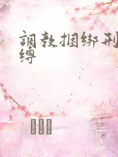 调教捆绑刑具束缚