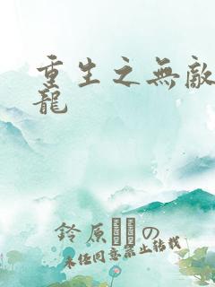 重生之无敌项少龙