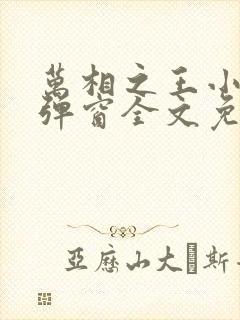 万相之王小说无弹窗全文免费阅读