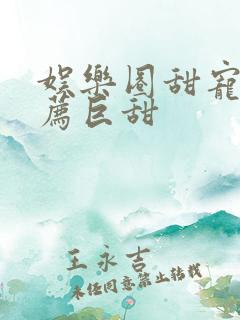 娱乐圈甜宠文推荐巨甜