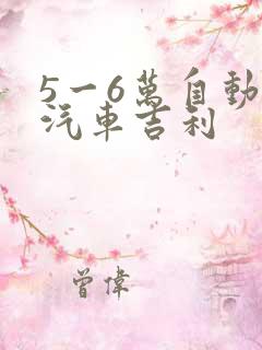 5一6万自动挡汽车吉利