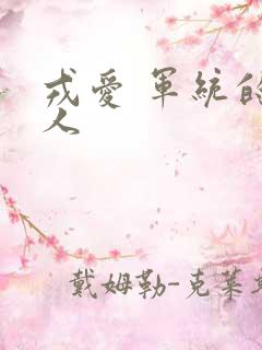 戎爱 军统的女人