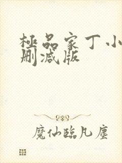 极品家丁小说未删减版