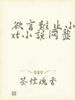 欲言难止小说txt小说网盘资源