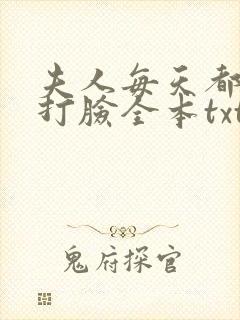 夫人每天都在线打脸全本txt